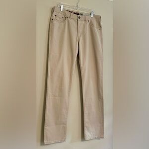 Atelier Gardeur NEVIO-8 Pants Mens 35/34 Regular Fit Beige Printed Lining